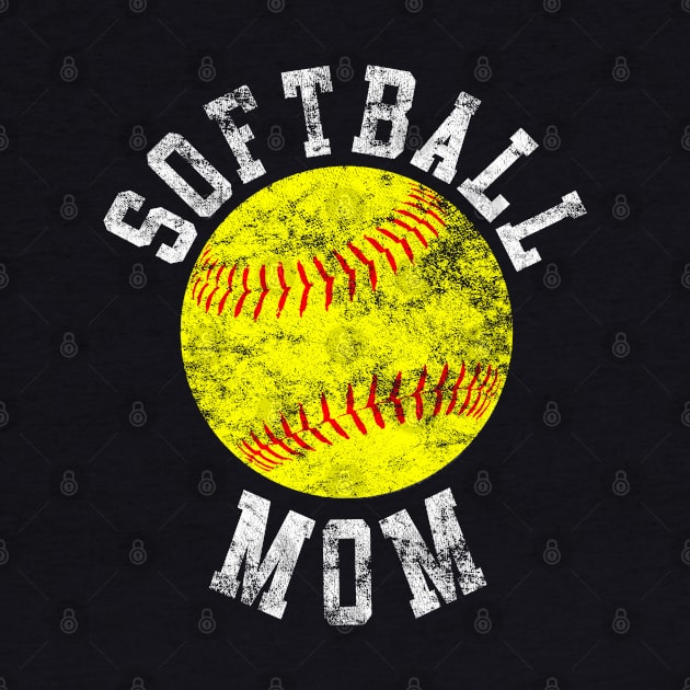 Vintage Softball Mom by tropicalteesshop